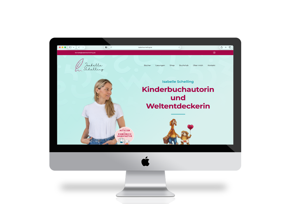 Isabelle Schelling | Websitedesign und umsetzung in WordPress