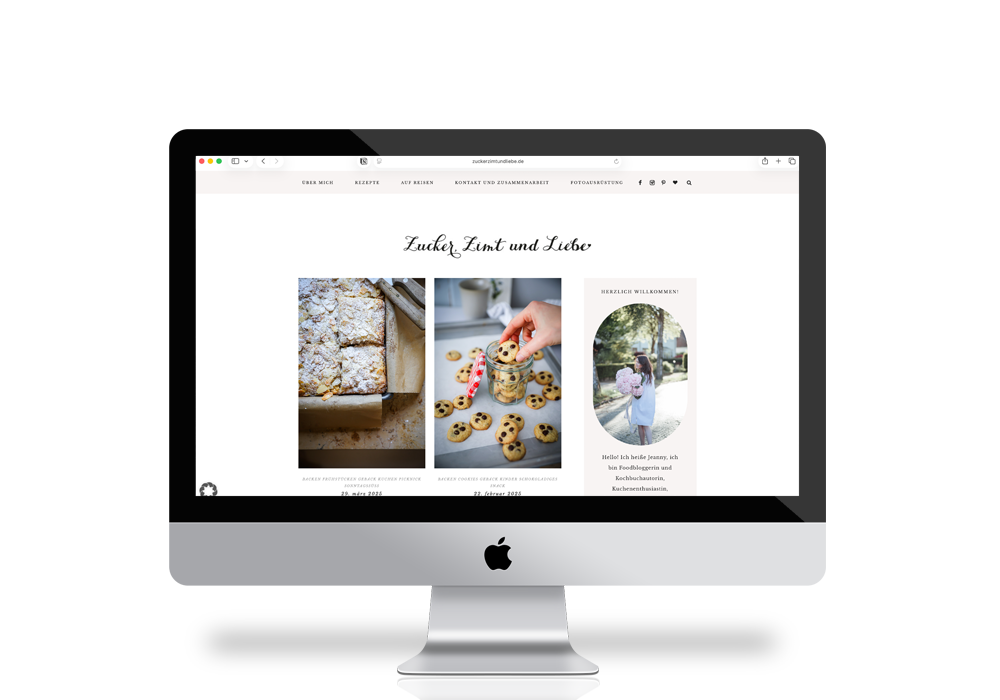 zuckerzimtundliebe Webdesign Wordpress Blog